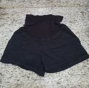 Motherhood Maternity black shorts